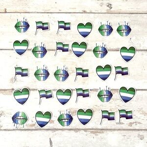 MLM Gay Pride Stickers Waterproof 30pc Bundle Set LGBTQ+ Flag Stickers NEW